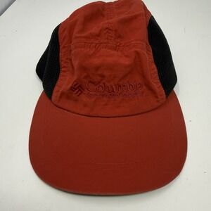 Vintage Columbia Hat Cap Mens Large Nylon Outdoors Hiking 5 Panel